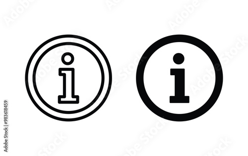 info icon, info sign vector