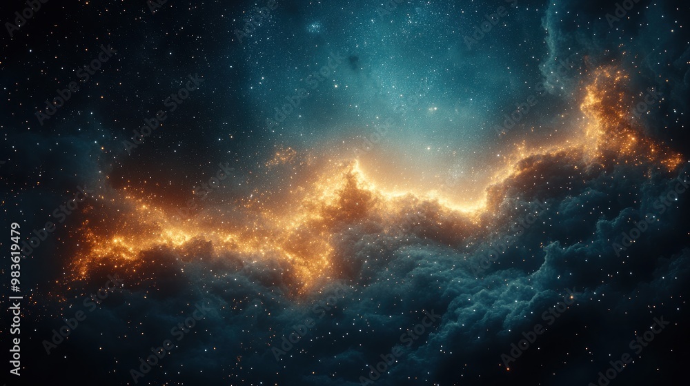 Cosmic Nebula: A Starry Tapestry Cosmic Nebula: A Starry Tapestry