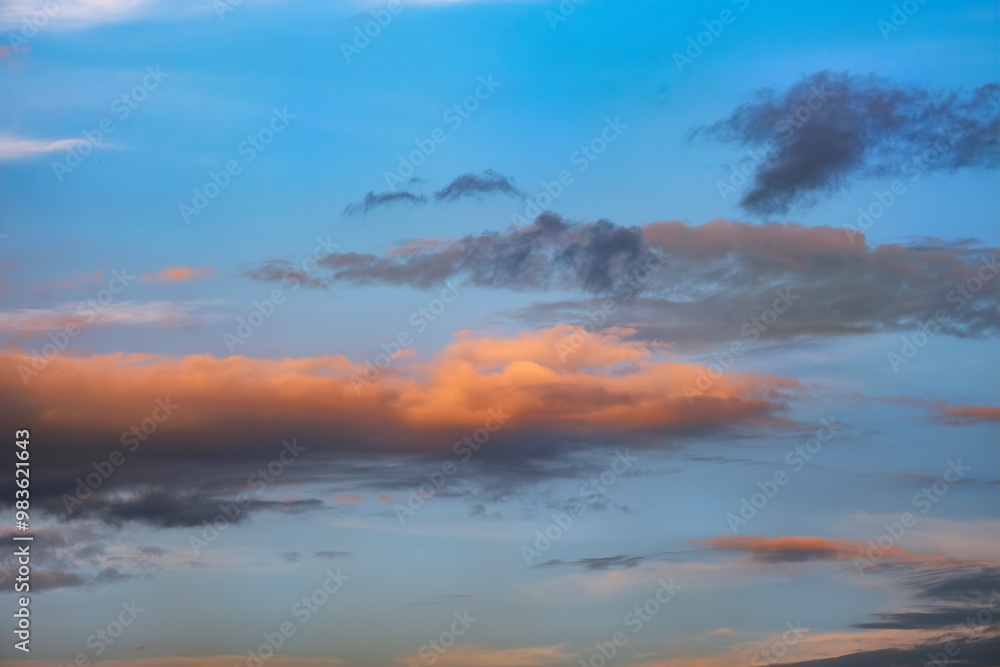 Clouds at Sunset over Alligator Lake, Lake City, Florida Clouds at Sunset over Alligator Lake, Lake City, Florida