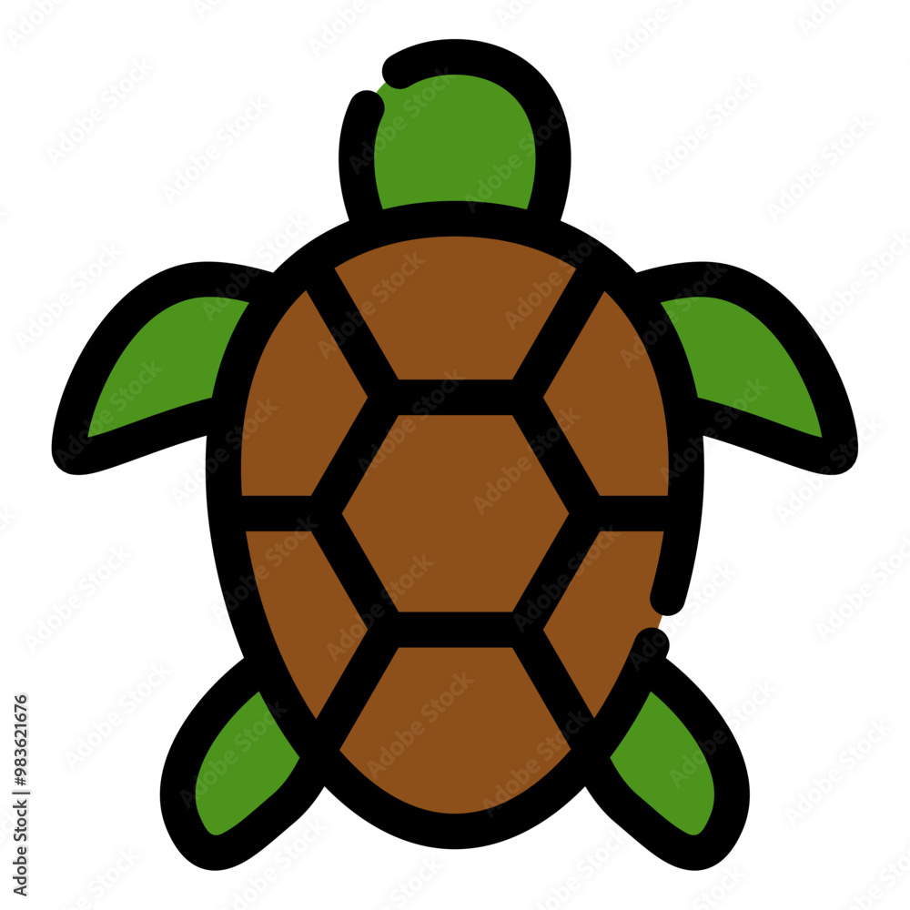 Obraz premium turtle icon 