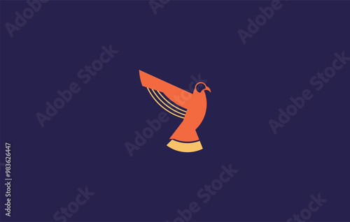 Dove Bird Icon Vector Logo Design
