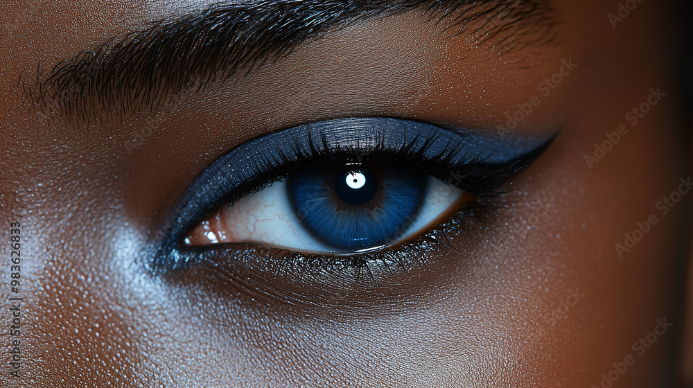close up of eye with makeup close up of eye with makeup