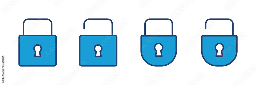 Lock icon vector. Padlock icon vector. Encryption icon. Security symbol Lock icon vector. Padlock icon vector. Encryption icon. Security symbol