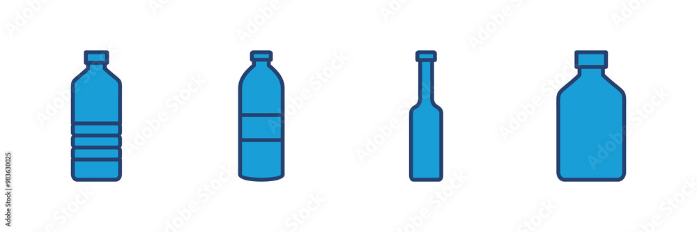 Bottle icon vector. bottle vector icon Bottle icon vector. bottle vector icon
