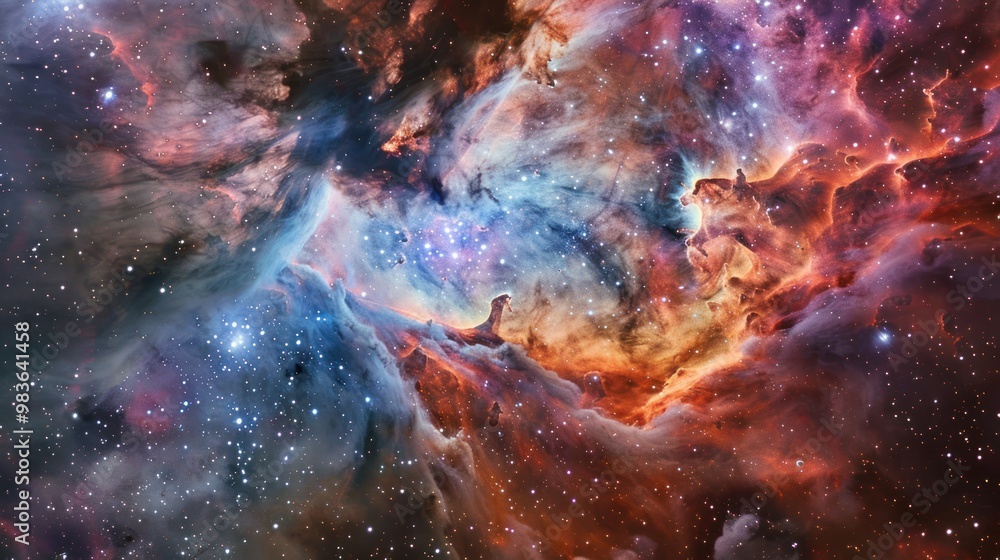 Fototapeta premium Cosmic Nebula