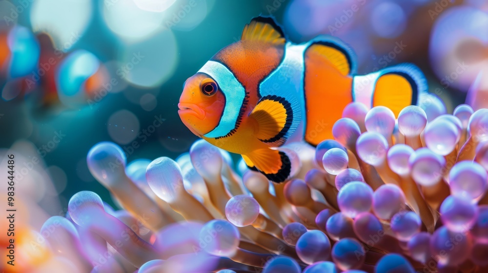 clown fish close up generative ai clown fish close up generative ai