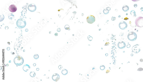 Obraz na płótnie bubbles backgrounds underwater great three-dimensional background beautiful blue bottom bubble colours dark depth lake light ocean ray relaxation rendered scene aqualung sea floor seascape shining w salonie