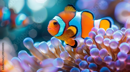 clown fish close up generative ai