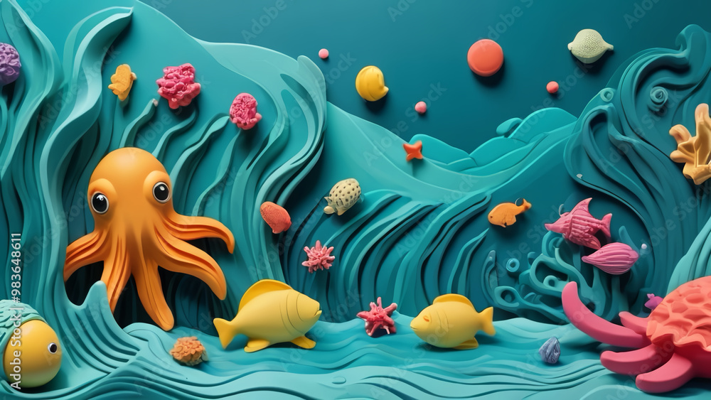 coral reef in the sea coral reef in the sea