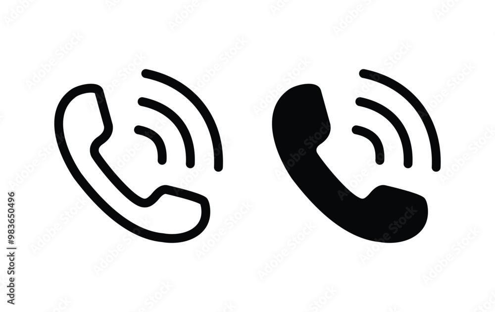 Call icon, phone call sign vector Call icon, phone call sign vector