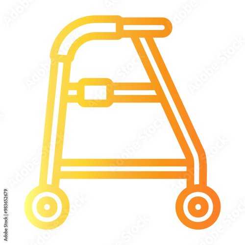 walker Line Gradient Icon