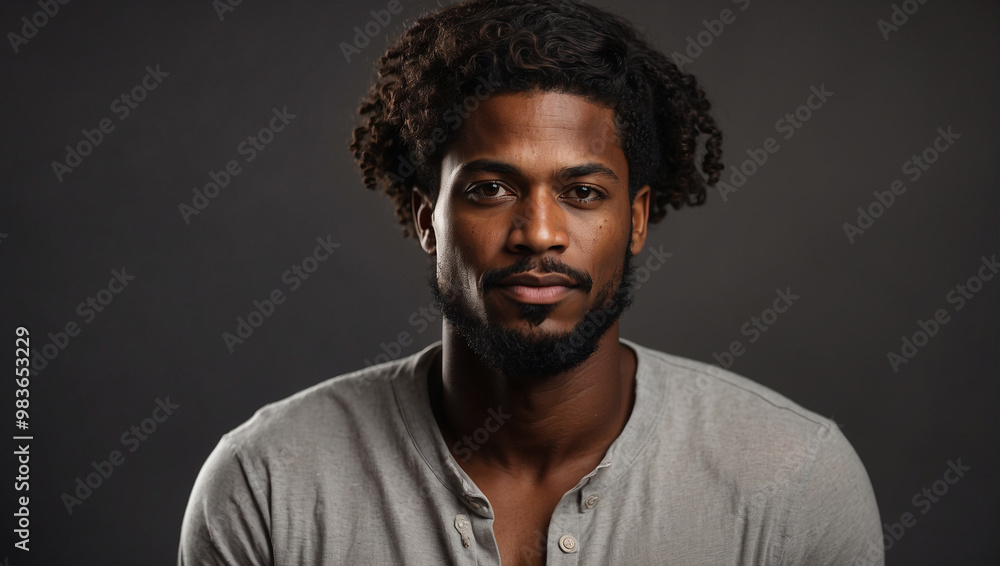 Studio Portrait of African American Studio Portrait of African American