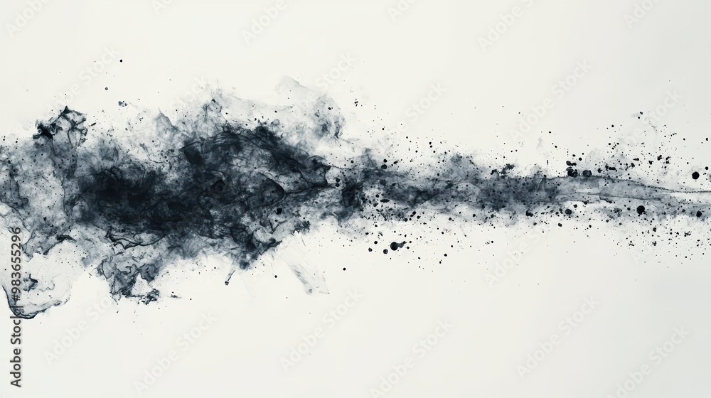 Gray Watercolor Splash. A creative splash of gray watercolor on a light background. Gray Watercolor Splash. A creative splash of gray watercolor on a light background.