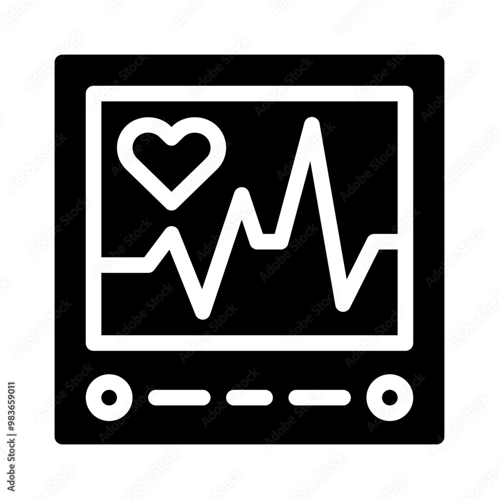 heart glyph icon