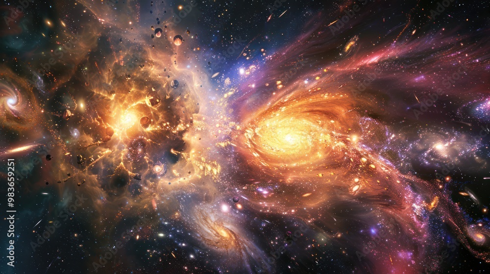 Fototapeta premium Cosmic Explosion