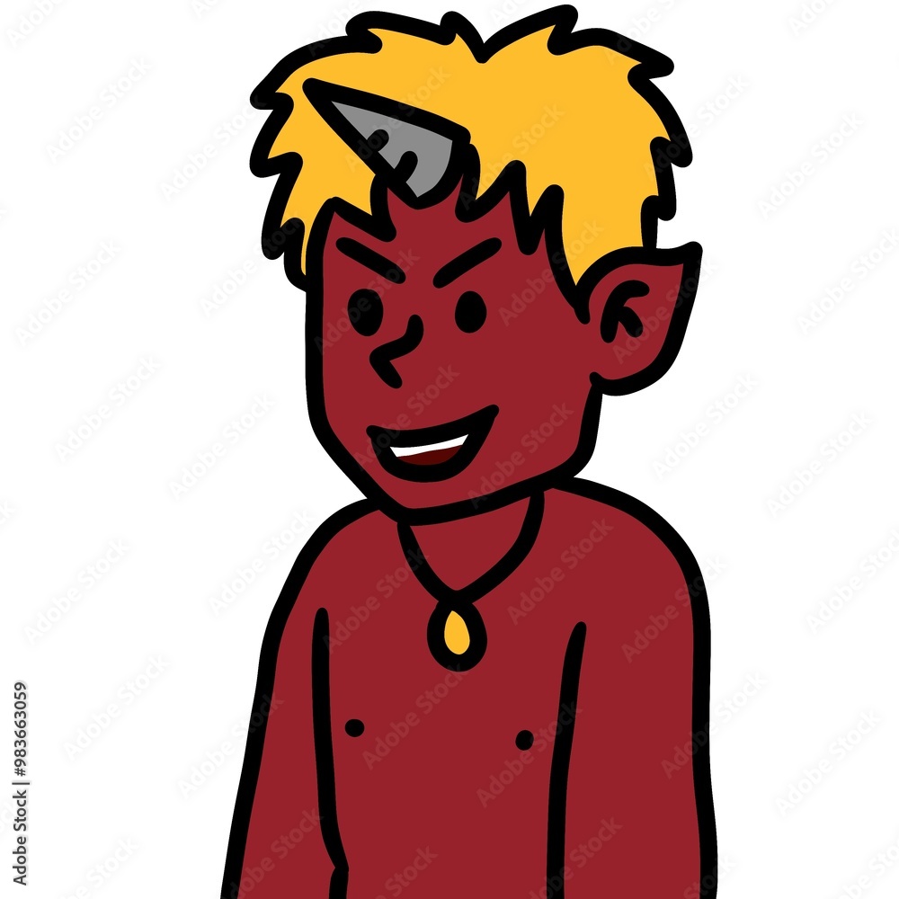 evil man cartoon character on a white background evil man cartoon character on a white background