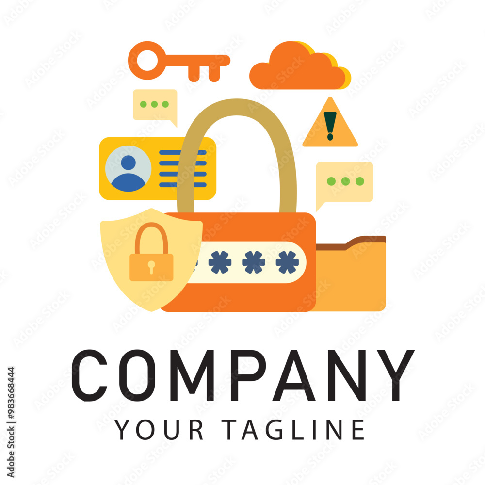 Cybersecurity illustration Cybersecurity illustration