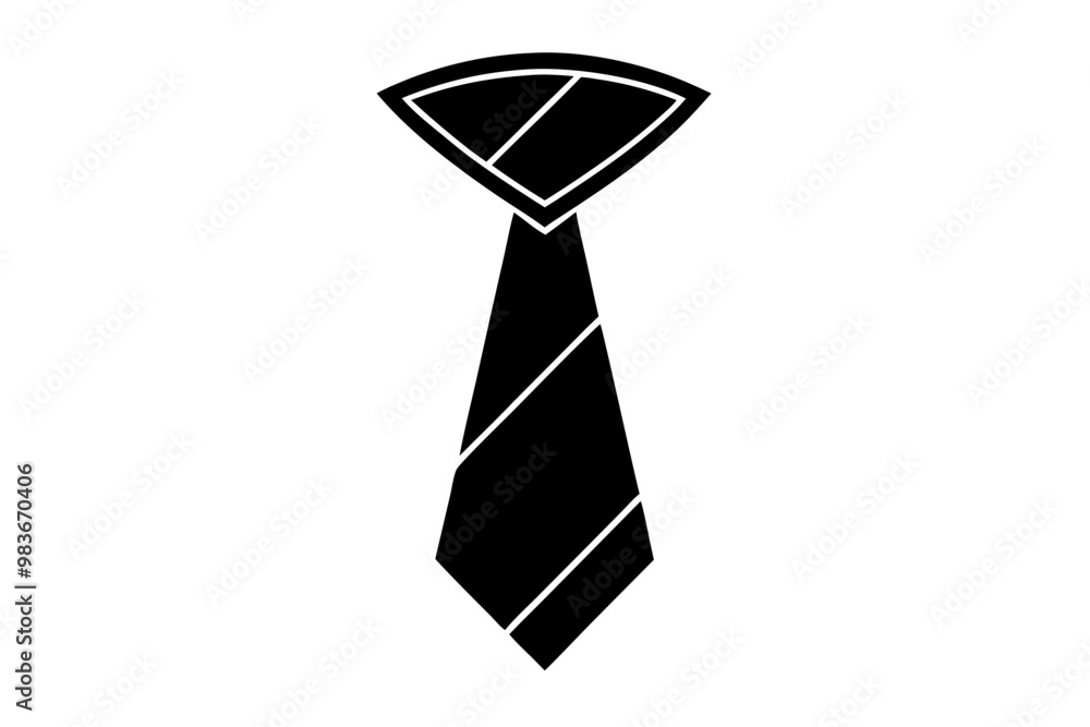 Necktie icon, Tie vector, Necktie and neckcloth symbol Necktie icon, Tie vector, Necktie and neckcloth symbol