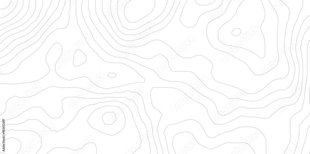 Modern design with White background with topographic wavy pattern, Topo map seamless wave topography map pattern camping grid cartography diagram black and white geometric carve wave line. Modern design with White background with topographic wavy pattern, Topo map seamless wave topography map pattern camping grid cartography diagram black and white geometric carve wave line.