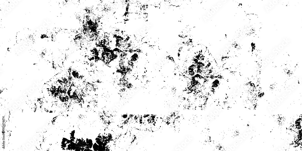 Black and white grunge urban texture vector with copy space., Abstract background. Monochrome texture. Black and white grunge urban texture vector with copy space., Abstract background. Monochrome texture.
