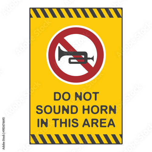 No honking allowed, flat logo