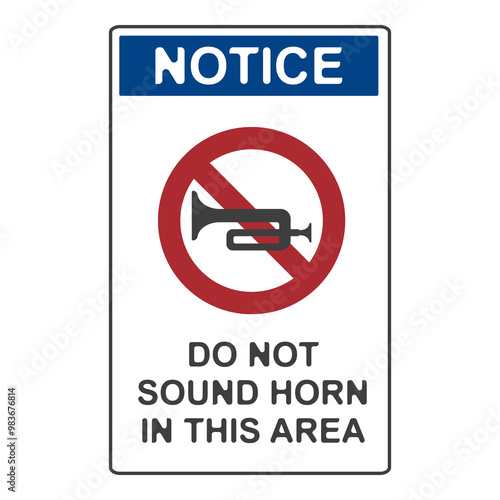 No honking allowed, flat logo