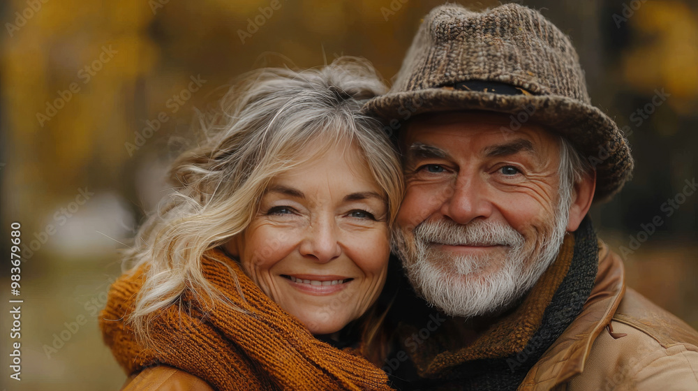 Happy couple in love, smiling and looking at the camera. Happy couple in love, smiling and looking at the camera.