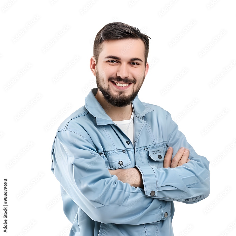 portrait of a person of male technician