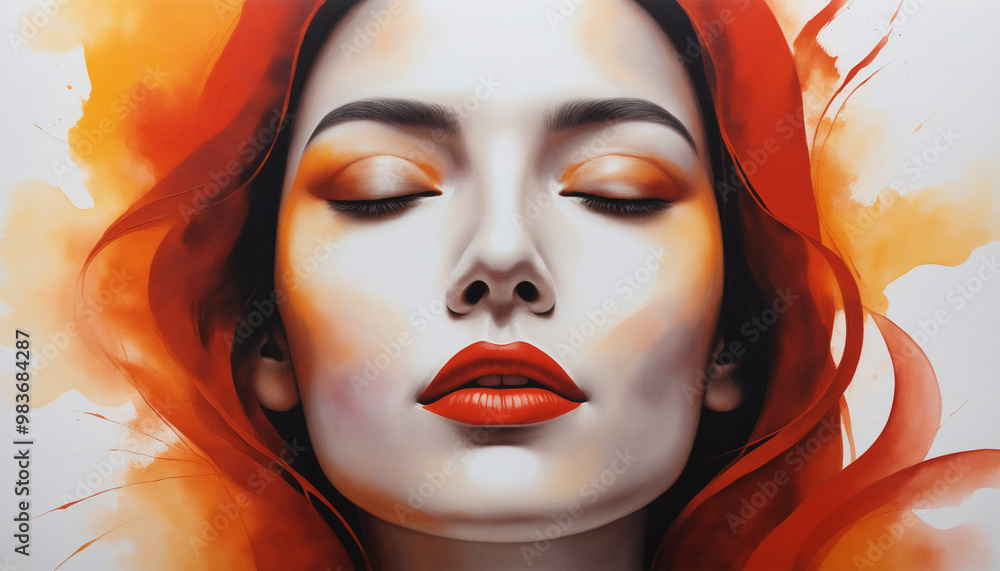 Fototapeta premium portrait of a woman