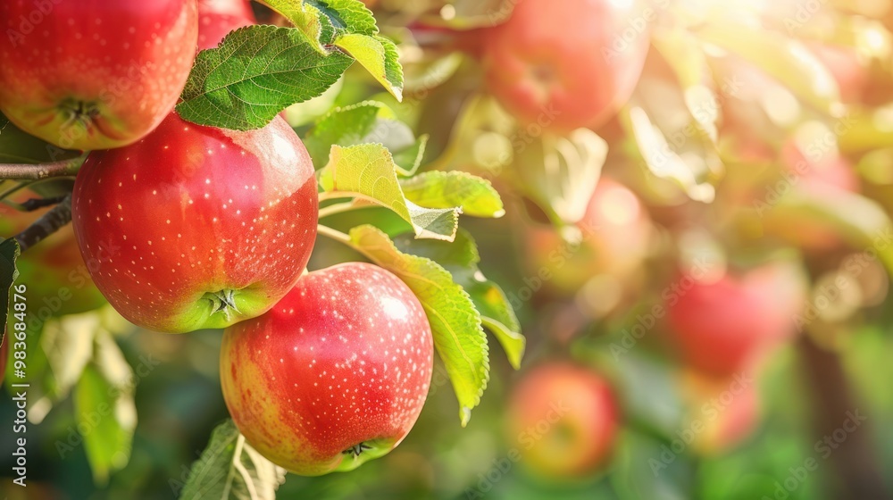 Ripe Apples on a Tree Branch Ripe Apples on a Tree Branch
