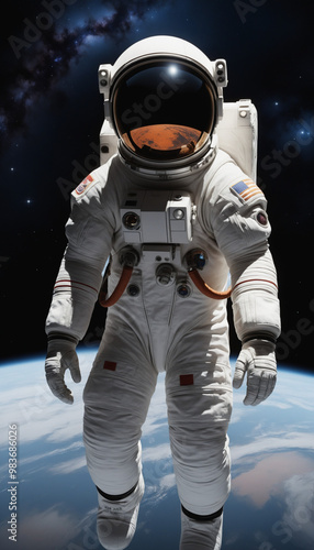 astronaut in space