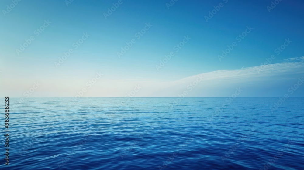 Fototapeta premium Tranquil Ocean Horizon