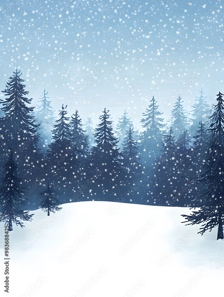 Fototapeta premium Christmas and New Year-themed graphic background