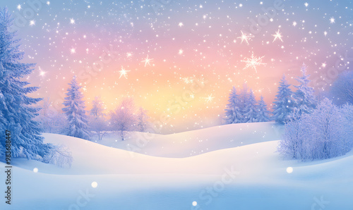 Wallpaper Mural Christmas and New Year-themed graphic background Torontodigital.ca