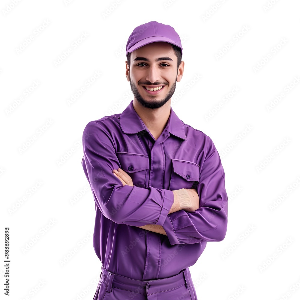 portrait of a person of male technician portrait of a person of male technician