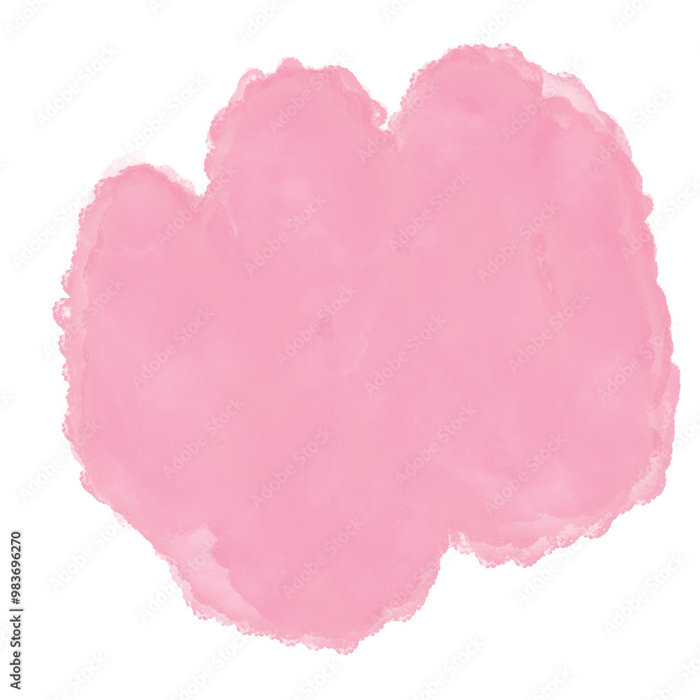 Pink Watercolour Abstract Shapes Pink Watercolour Abstract Shapes