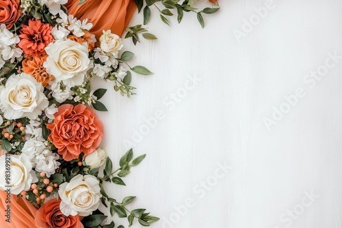 DIY floral arch backdrop, giving a personal touch to any event decoration