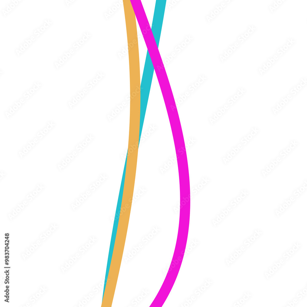 Spring colour lines decoration Spring colour lines decoration