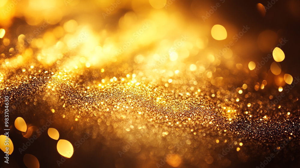 Golden light shimmers on a textured surface creating a magical atmosphere in a dim setting Golden light shimmers on a textured surface creating a magical atmosphere in a dim setting
