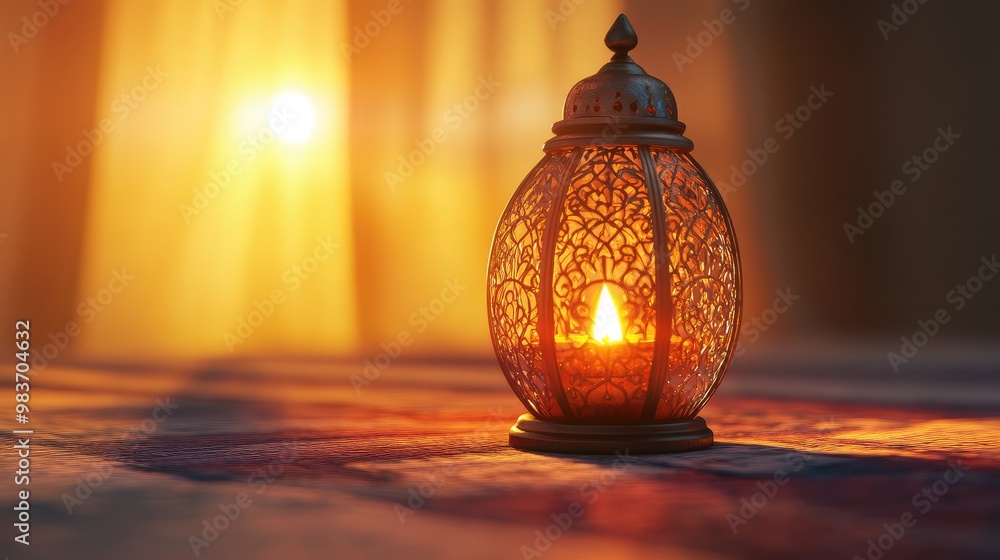 A close-up of a Diya placed inside a traditional lantern, glowing warmly against a neutral background. A close-up of a Diya placed inside a traditional lantern, glowing warmly against a neutral background.
