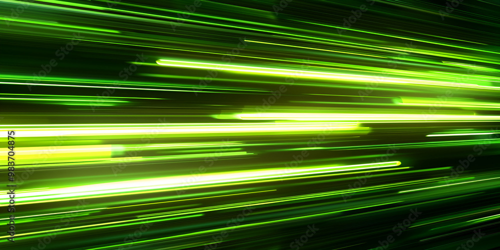 Green Digital Data Stream on Black Background Green Digital Data Stream on Black Background