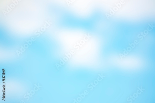 Blue sky nature landscape background.Cloudy blue sky blur background.