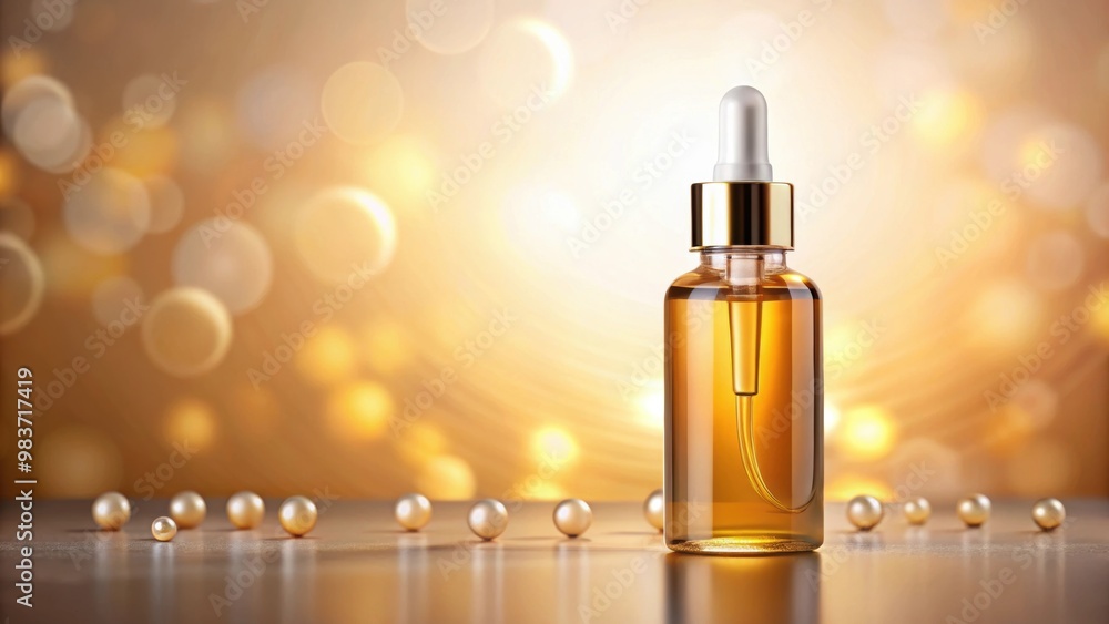Collagen Skin Serum and Vitamin isolated on soft color background, skin care, cosmetics, collagen, serum, vitamin Collagen Skin Serum and Vitamin isolated on soft color background, skin care, cosmetics, collagen, serum, vitamin