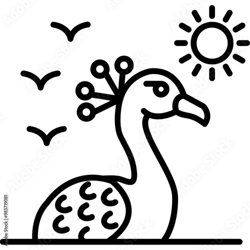 Peacock Icon