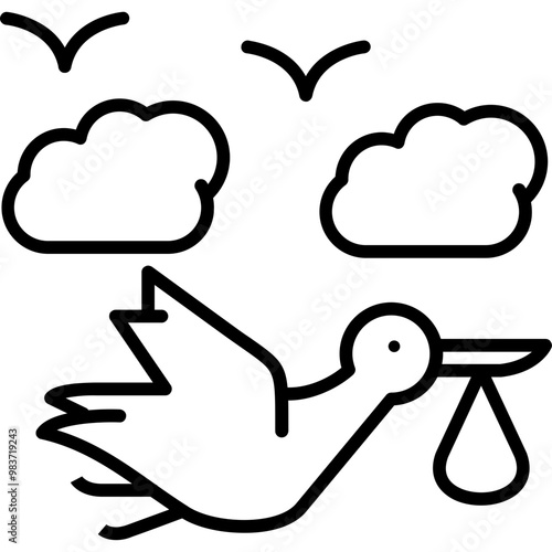 Stork Icon