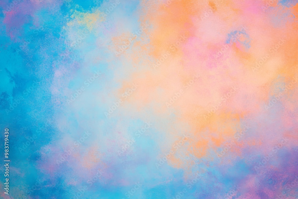 Abstract watercolor background with pastel blue, pink, sky blue, and orange hues blending in a soft gradient for a dreamy, artistic effect. Abstract watercolor background with pastel blue, pink, sky blue, and orange hues blending in a soft gradient for a dreamy, artistic effect.