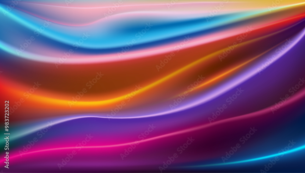 Obraz premium Vector colorful gradient trendy background abstract