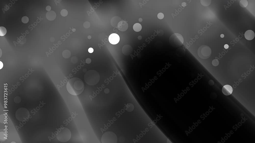 Elegant Black and White Abstract Background with Bokeh Light Effects, A ...