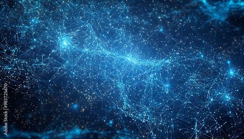 Abstract network background illustrating quantum computing connections.
