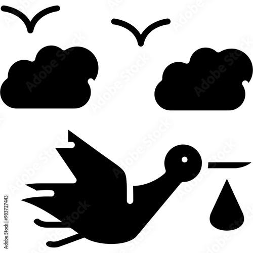 Stork Icon